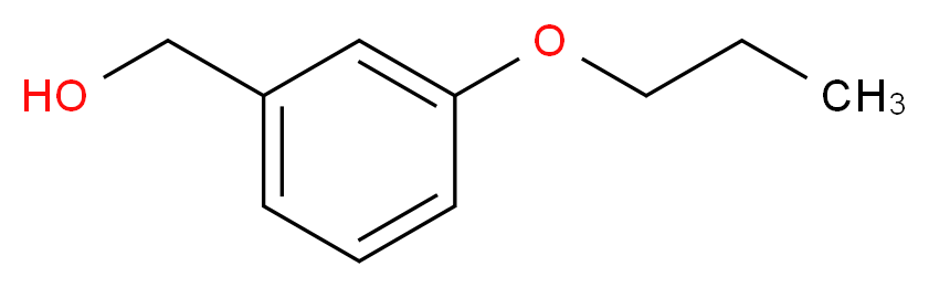 (3-propoxyphenyl)methanol_分子结构_CAS_67698-62-8