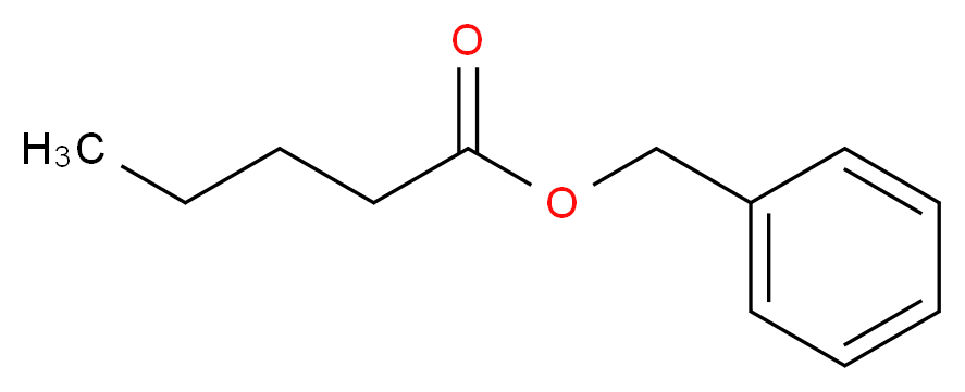 benzyl pentanoate_分子结构_CAS_10361-39-4