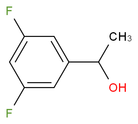 1-(3,5-Difluorophenyl)ethanol_分子结构_CAS_872181-59-4)