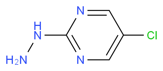 5-chloro-2-hydrazinylpyrimidine_分子结构_CAS_823-90-5