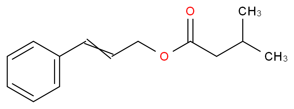 异戊酸肉桂酯_分子结构_CAS_69121-78-4)