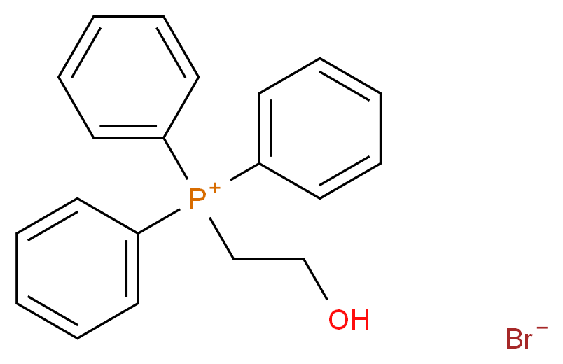 (2-hydroxyethyl)triphenylphosphanium bromide_分子结构_CAS_7237-34-5