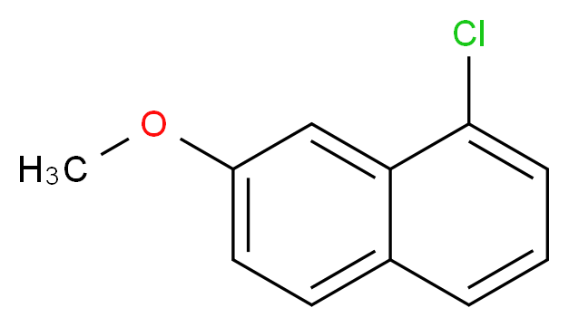 1-chloro-7-methoxynaphthalene_分子结构_CAS_550998-27-1