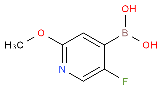 5-Fluoro-2-methoxypyridine-4-boronic acid_分子结构_CAS_1043869-98-2)