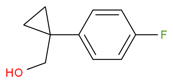[1-(4-FLUORO-PHENYL)-CYCLOPROPYL]-METHANOL_分子结构_CAS_198976-40-8)