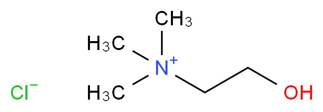 CHOLINE CHLORIDE_分子结构_CAS_67-48-1)