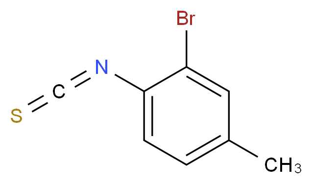 2-Bromo-4-methylphenyl isothiocyanate_分子结构_CAS_19241-39-5)