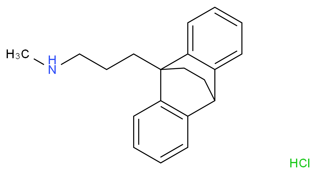 3-(9,10-dihydro-9,10-ethanoanthracen-9-yl)-N-methylpropan-1-amine hydrochloride_分子结构_CAS_)