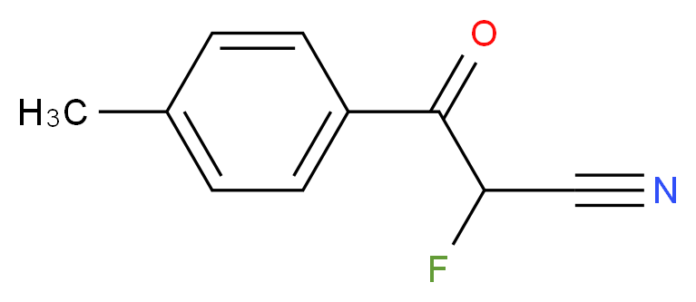 2-Fluoro-3-(4-methylphenyl)-3-oxopropanenitrile_分子结构_CAS_)