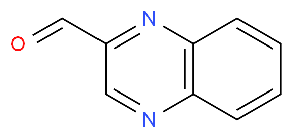 quinoxaline-2-carbaldehyde_分子结构_CAS_1593-08-4