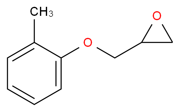 2-(2-methylphenoxymethyl)oxirane_分子结构_CAS_2210-79-9