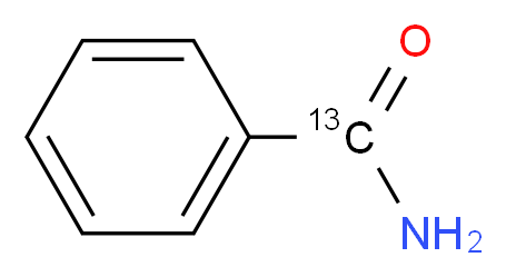 苯甲酰胺-α-13C_分子结构_CAS_88058-12-2)
