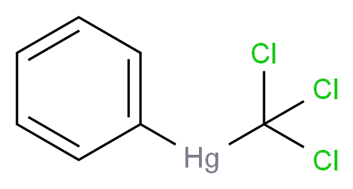 苯基(三氯甲基)汞_分子结构_CAS_3294-57-3)