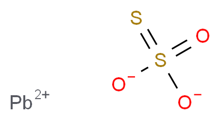 $l^{2}-lead(2+) ion 1-oxo-1$l^{6}-disulfene-1,1-bis(olate)_分子结构_CAS_13478-50-7