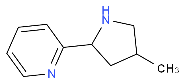 2-(4-methylpyrrolidin-2-yl)pyridine_分子结构_CAS_603089-88-9