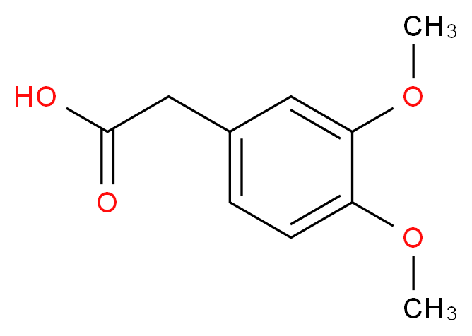 HOMOVERATRIC ACID_分子结构_CAS_93-40-3)