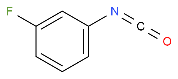 3-氟苯基异氰酸酯_分子结构_CAS_404-71-7)