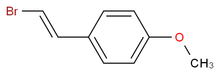 1-[(E)-2-bromoethenyl]-4-methoxybenzene_分子结构_CAS_6303-59-9