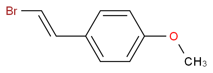 p-(2-Bromo)vinyl Anisole_分子结构_CAS_6303-59-9)