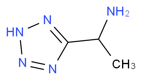 1-(1H-tetrazol-5-yl)ethanamine_分子结构_CAS_33876-24-3)