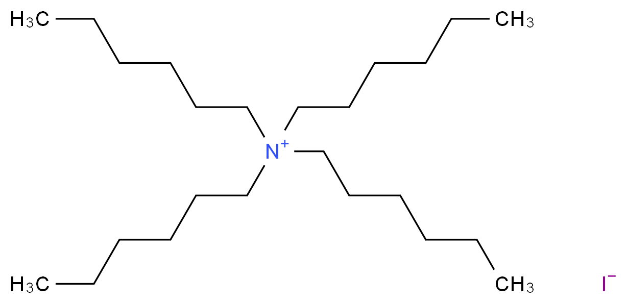 tetrahexylazanium iodide_分子结构_CAS_2138-24-1