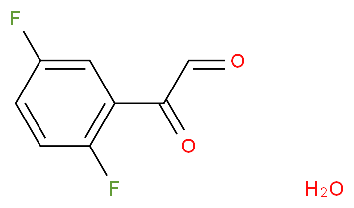 2,5-Difluorophenylglyoxal hydrate_分子结构_CAS_81593-28-4)