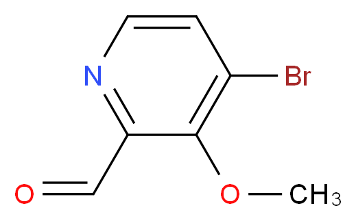 4-bromo-3-methoxypyridine-2-carbaldehyde_分子结构_CAS_1289070-32-1