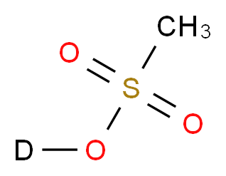 methane(<sup>2</sup>H)sulfonic acid_分子结构_CAS_66178-40-3