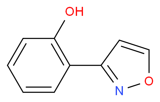 2-(1,2-oxazol-3-yl)phenol_分子结构_CAS_61348-48-9