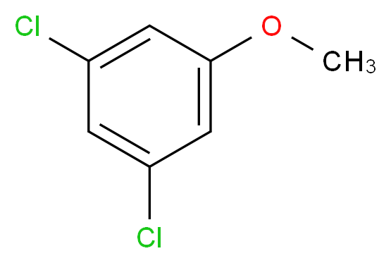 1,3-dichloro-5-methoxybenzene_分子结构_CAS_33719-74-3