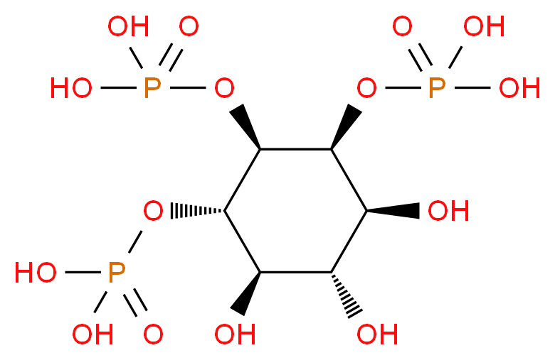 {[(1R,2S,3S,4R,5R,6S)-3,4,5-trihydroxy-2,6-bis(phosphonooxy)cyclohexyl]oxy}phosphonic acid_分子结构_CAS_1311140-98-3