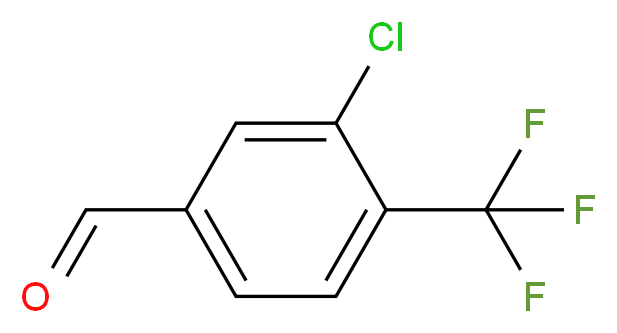 3-Chloro-4-(trifluoromethyl)benzaldehyde_分子结构_CAS_83279-38-3)