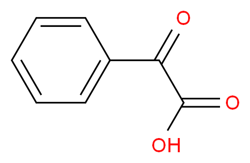 2-oxo-2-phenylacetic acid_分子结构_CAS_611-73-4