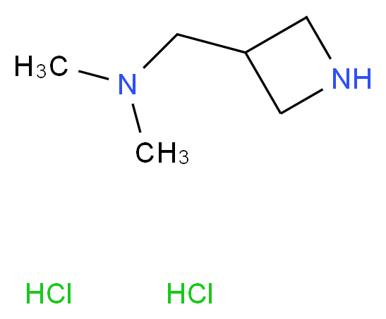 1-(Azetidin-3-yl)-N,N-diMethylMethanaMine dihydrochloride_分子结构_CAS_321890-22-6)