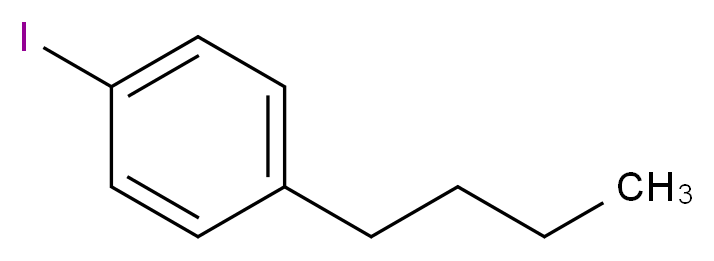 1-butyl-4-iodobenzene_分子结构_CAS_20651-67-6