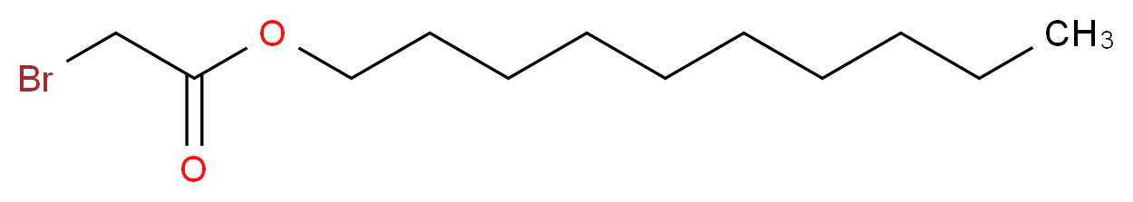 decyl 2-bromoacetate_分子结构_CAS_5436-93-1