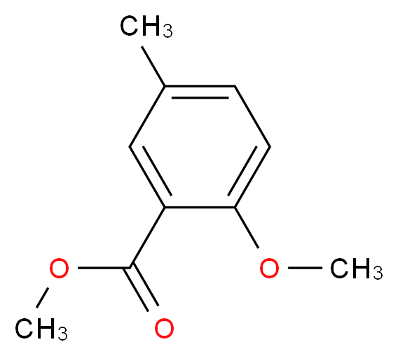 methyl 2-methoxy-5-methylbenzoate_分子结构_CAS_63113-79-1