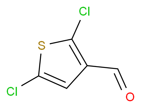 2,5-Dichlorothiophene-3-carbaldehyde_分子结构_CAS_61200-60-0)