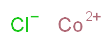 λ<sup>2</sup>-cobalt(2+) ion chloride_分子结构_CAS_7646-79-9