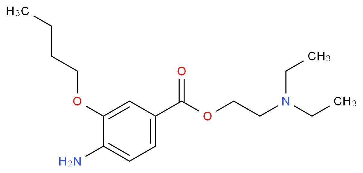 Oxybuprocaine_分子结构_CAS_99-43-4)