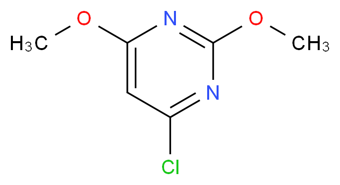 4-chloro-2,6-dimethoxypyrimidine_分子结构_CAS_6320-15-6