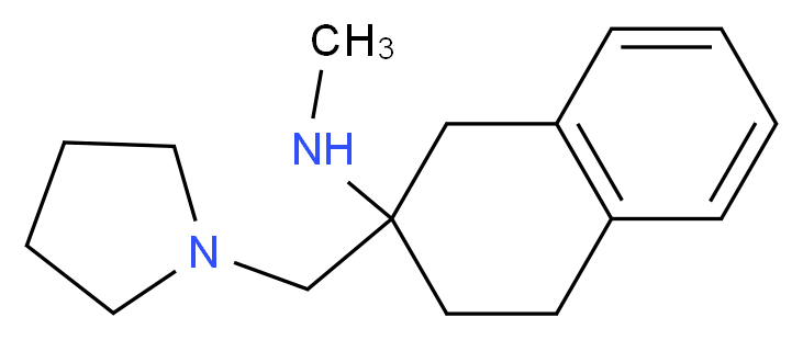 Methyl-(2-pyrrolidin-1-ylmethyl-1,2,3,4-tetrahydro-naphthalen-2-yl)-amine_分子结构_CAS_)