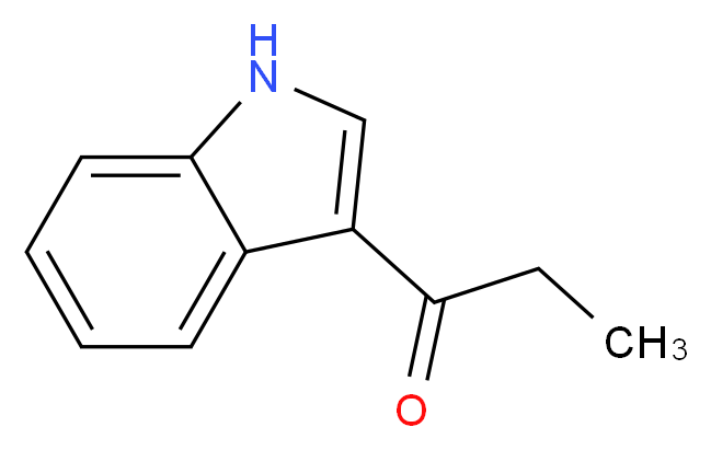 1-(1H-indol-3-yl)propan-1-one_分子结构_CAS_)