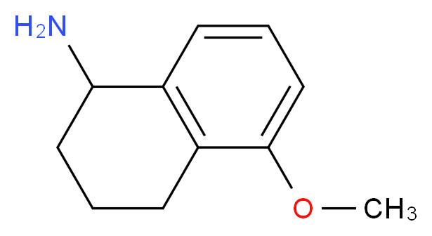 5-methoxy-1,2,3,4-tetrahydronaphthalen-1-amine_分子结构_CAS_52372-97-1