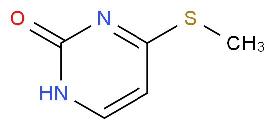 4-(methylthio)-2(1H)-pyrimidinone_分子结构_CAS_129618-62-8)