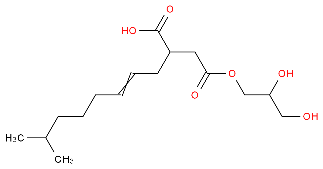 4-(2,3-二羟基丙基)2-异壬烯基琥珀酸酯 钾盐 溶液_分子结构_CAS_143239-14-9)