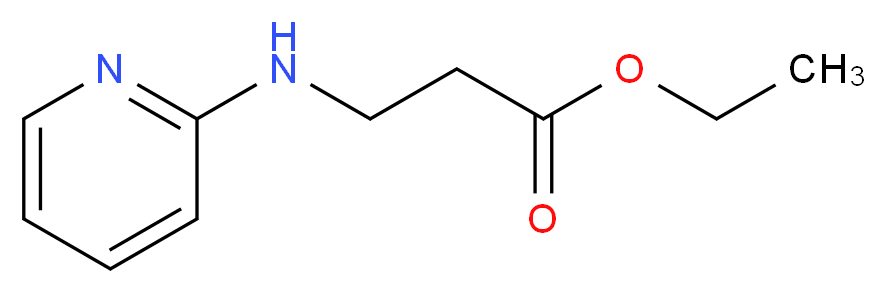 Ethyl 3-(pyridin-2-ylamino)propanoate_分子结构_CAS_103041-38-9)