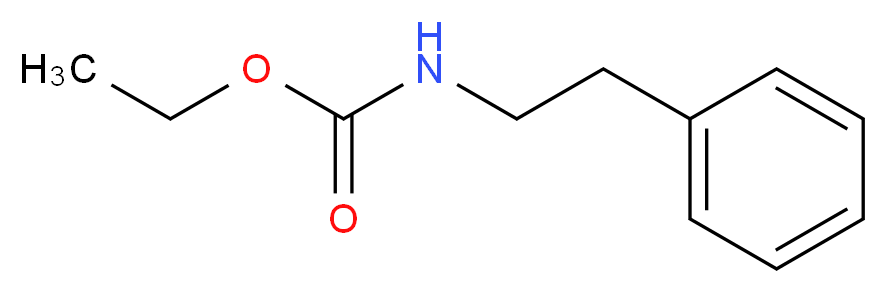 ethyl N-(2-phenylethyl)carbamate_分子结构_CAS_6970-83-8