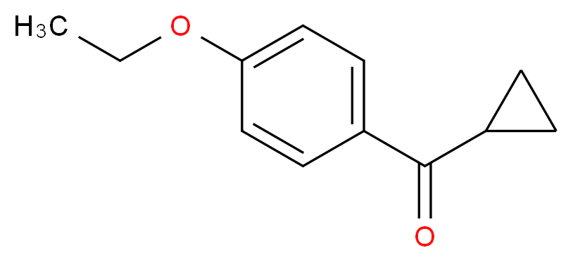 cyclopropyl(4-ethoxyphenyl)methanone_分子结构_CAS_75343-44-1