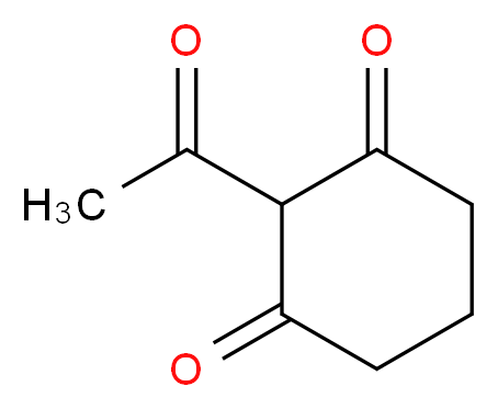 2-乙酰基-1,3-环己二酮_分子结构_CAS_4056-73-9)